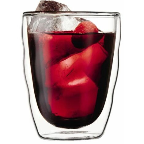 Bodum Set de Verres Transparent Double Paroi 350 ml