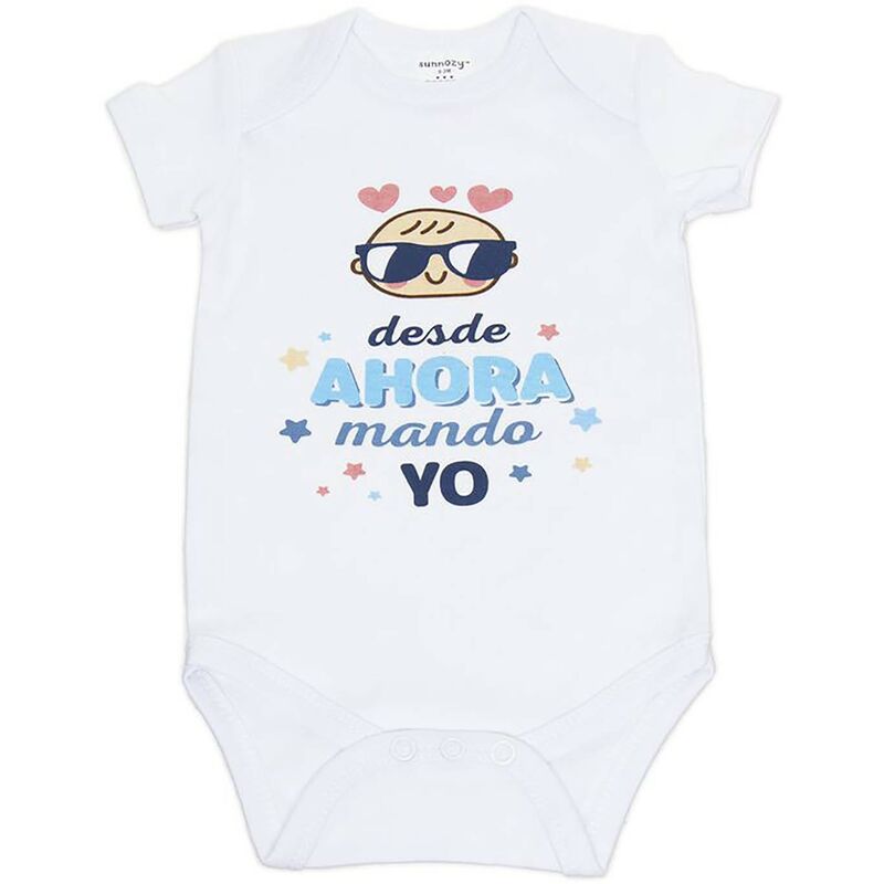 

BODY BEBÉ MANDO YO MANGA CORTA DE 3-9 MESES Color - 0-3 meses