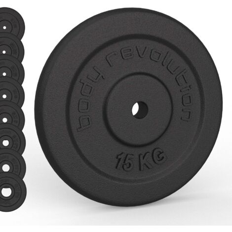 Body Revolution Cast Iron Weight Plates - Durable, Compact, 0.5kg