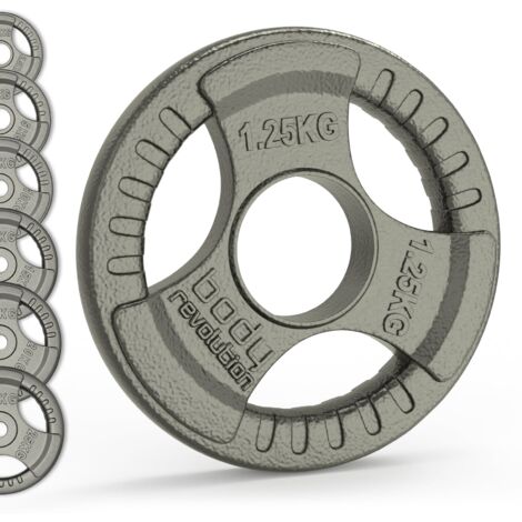 Body Revolution Olympic Weight Plates - Durable Cast Iron,