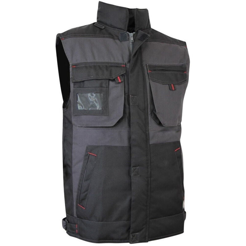 Bodywarmer bicolore Noir / Gris nuit LMA sable s