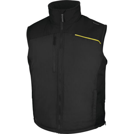 Bodywarmer Delta Plus FIDJI3 Unisexe, Noir, taille L, Confortable, Souple ( Prix pour 1 )