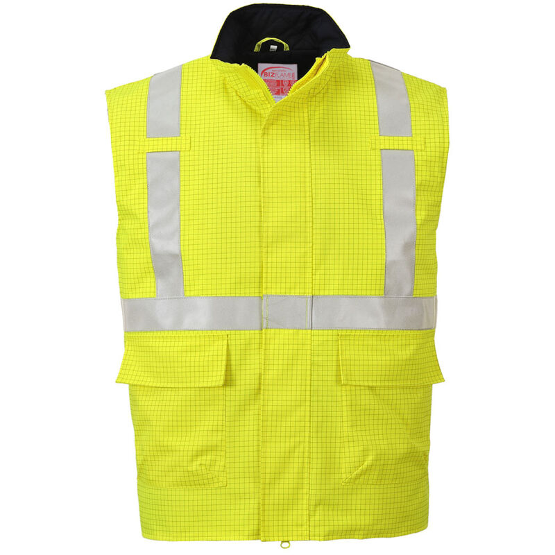 Weste Hi-vis Bizflame Antistatisch Und Fr - Xxl - Gelb - Portwest
