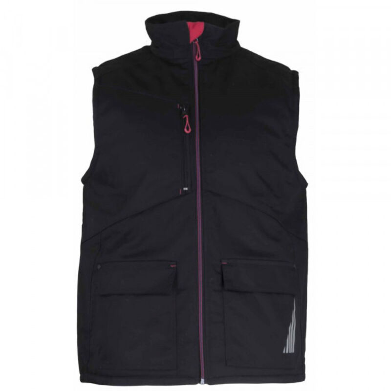 Bodywarmer matelassé multipoches LMA fusion Noir xl