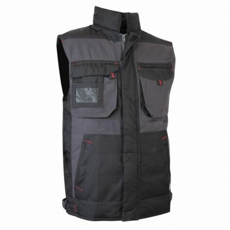 Bodywarmer Weste LMA 2058 SABLE Größe 4 grau/schwarz