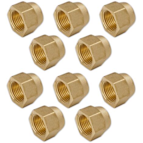Bördel-Überwurfmutter 3/4" (10 Stück)