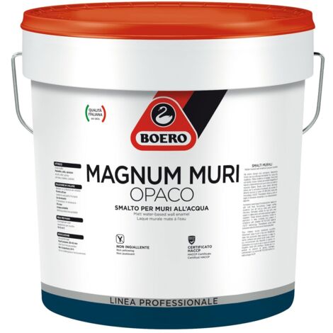 BOERO SMALTO ALL'ACQUA PER MURI OPACO  LT 4