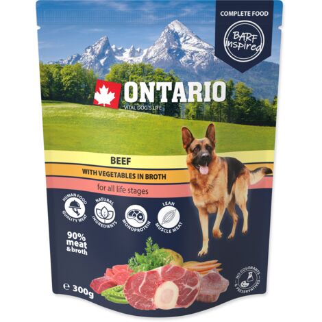 Bœuf de l'Ontario avec légumes en bouillon 300 g