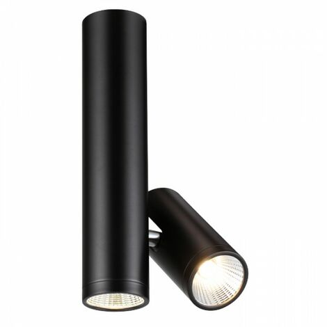 BOGARD TWIN spot plafond noir mat 230V LED 2x5W 40° 3000K