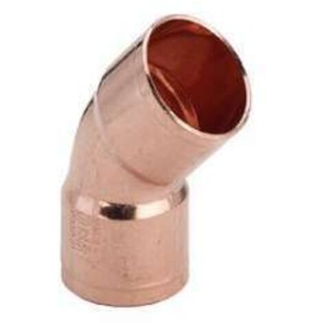 Bogen , Lötbogen Löt 45 Grad Kupfer 42mm