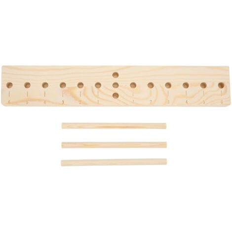 Bogenmacher in verschiedenen Größen mit verstellbarer Skala – Holzbogen-Bastelset für DIY-Projekte und Bastelarbeiten