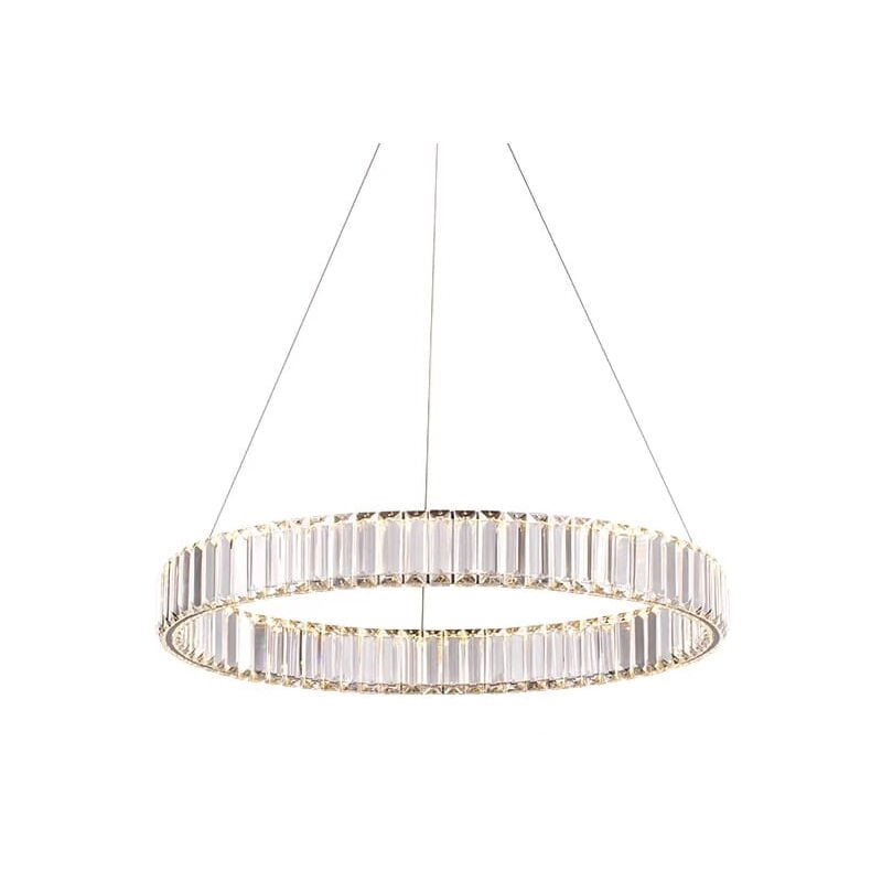 Bohemia Brass 40 AL - Lustre LED en cristal anneau 40cm laiton