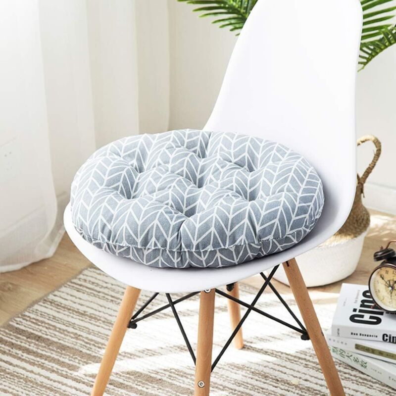 Bohemian Soft Round Chair Cushion Garden Patio Home Kitchen Office Cushion Pink Stripe DiameterLot de 2, 20, 45 x 45 cm,Lot de 2, 20, 45 x 45 cm