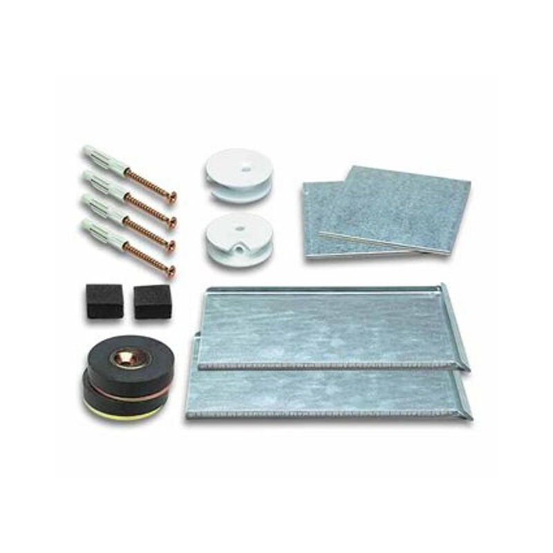 Bohle Safemax 16 Agrafes miroir cachés pour miroir avec aimant 20x10cm max 16m2