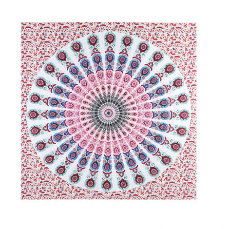 Boho-indisches Mandala-Wandbild zur Schlafzimmerdekoration