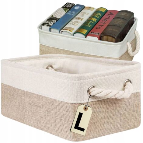 BOHO STORAGE ORGANIZER panier à linge conteneur jouets salle de bain L