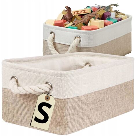 BOHO STORAGE ORGANIZER panier à linge jouets salle de bain S