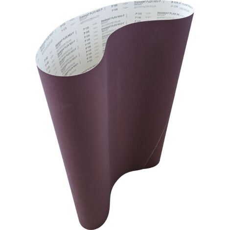Bohr Schleifband DiamantflexNeu 1120x1900mm - Schleifmittel für Holz, Aluminiumoxid, F-Papier, antistatisch, Korn 100 - 12 Stück