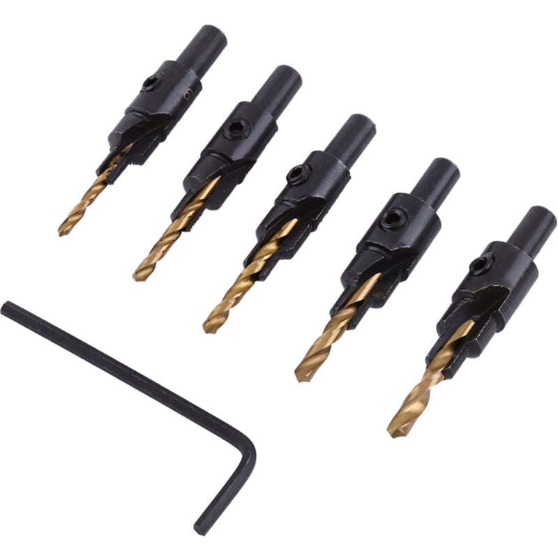 Image of Bohrer, Holzreibahle, hohe Härte zum Bohren in Hartholz, 5 Stück