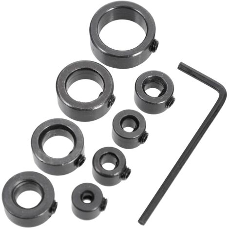 Bohreranschlag Set, 3 teilig, 16 mm, Stahl, verstellbar