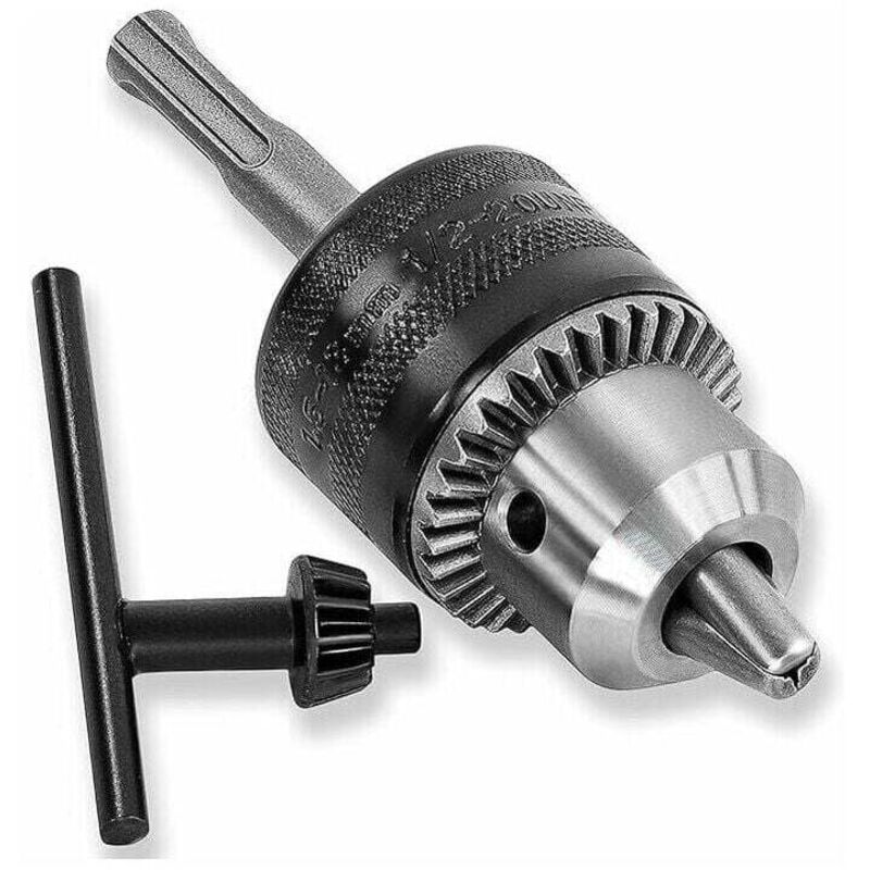 Image of Bohrfutter 1,5-13 mm 1/2-20 unf mit SDS-Plus-Adapter und Spannschlüssel.