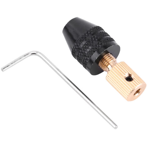 Bohrfutter aus Messing und Aluminium, Kapazität 0,3–3,4 mm, für elektrische Bohrmaschinen