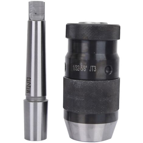 Bohrfutter, Bohrfutteradapter mit geradem Schaft, CNC 1–16 mm, JT3 Pro Series Schnellspannbohrfutter, Bohrfutterdorn für CNC-Dreh-/Fräsmaschinen, Bohrmaschinen