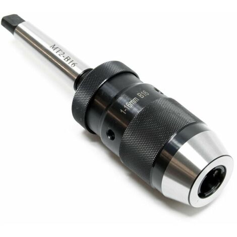 Bohrfutter MK2- B16 mit 16 mm Spannbereich. Integrierter Morsekegel-Bohrfutteradapter