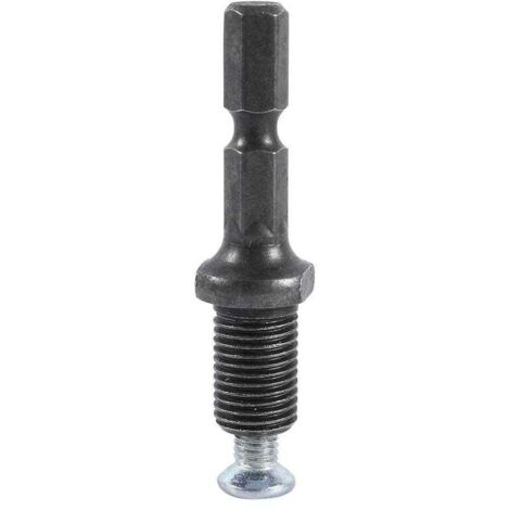 Bohrfutteradapter, elektrischer Bohrfutter-Sechskantschaftadapter, 3/8"-24UNF-Gewinde mit Schrauben