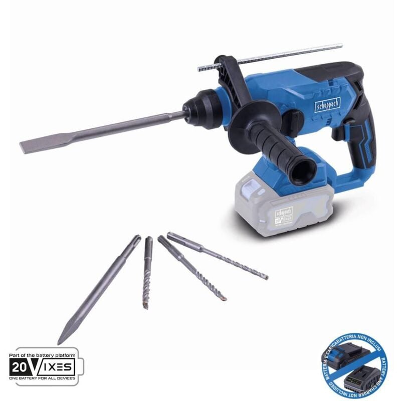 Image of Scheppach - Bohrhammer Burstenloser 20 v ohne Akku ixes bc-rhd230-x