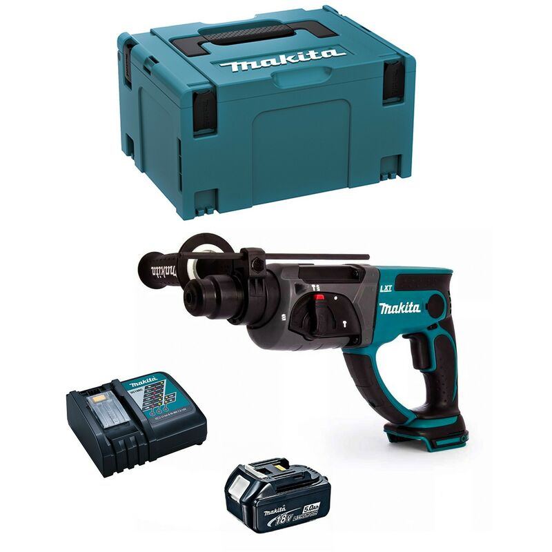 Image of Makita - Bohrhammer DHR202RTJ1 (1 x 5,0 Ah + DC18RC + makpac 3)