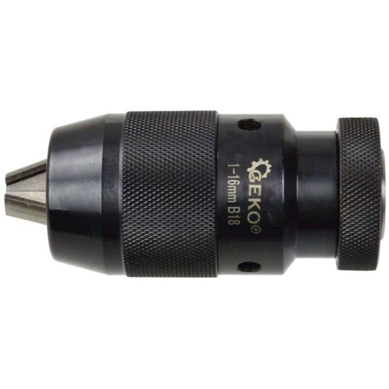 Geko G00548 - Bohrfutter (1-16 Mm, B18 Profi), Farbe Schwarz