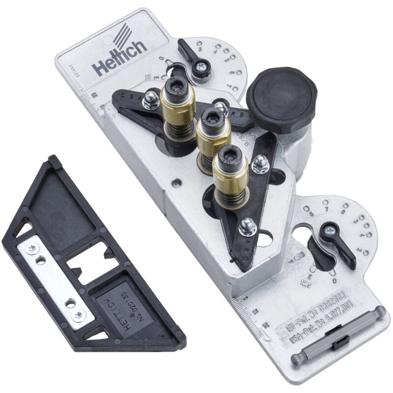 Bohrschablone für Scharnier DrillJig - Bohrer Ø35 mm / 2 x ø 10 mm - 20165 - Hettich