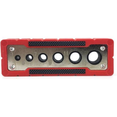 Bohrschablone, Bohrlochpositionierer, Bohrblockzubehör für 2 bis 12 mm oder 3 bis 13 mm Bohrer, Bohrschablonenanschluss