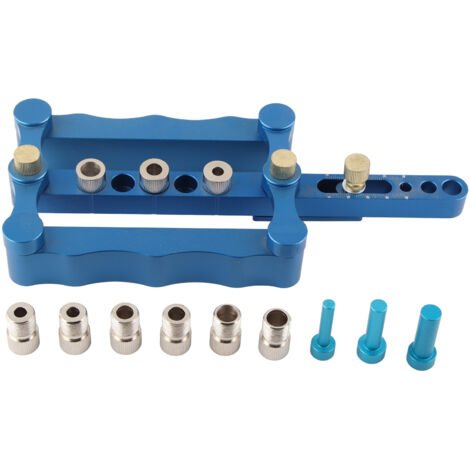 Bohrschablone für Holzdübel, Positionierer für Löcher von 17 bis 60 mm (0,7 bis 2,4 Zoll)
