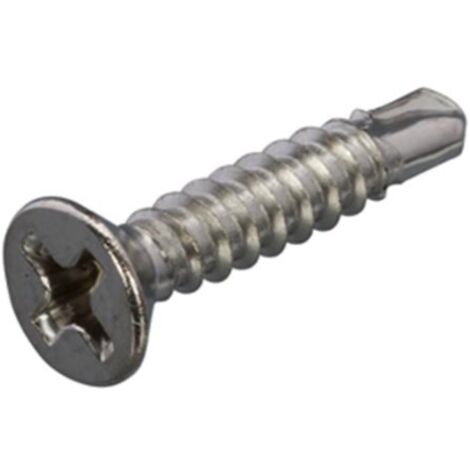 Bohrschrauben Edelstahl mit Bohrspitze 4.2 x 19 mm Senkkopf