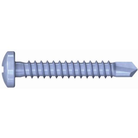 Bohrschrauben Pan-Head 4,8 x 16 Paket 100 Stück Stahl, verzinkt, blau passiviert, verpackt a 100