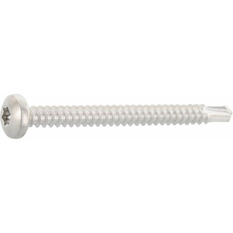 Bohrschrauben TX25 DIN7504N Linsenkopf selbstbohrend 5,5 x 15 mm Edelstahl A2