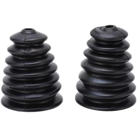 Bohrstaubschutzhaube – 2-teilig, flexible Staubabsaugung für Bohrhammer, Schwarz