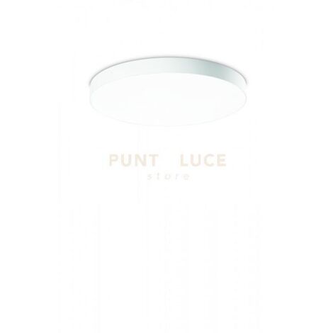 BOILER PLAFONIERA LED CCT 3000+4000K 9580LM 120W BIANCO DIMMERABILE IP20 D.80CM H.7CM