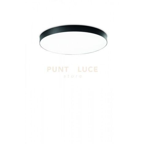 BOILER PLAFONIERA LED CCT 3000+4000K 9580LM 120W NERO DIMMERABILE  IP20 D.80CM H.7CM