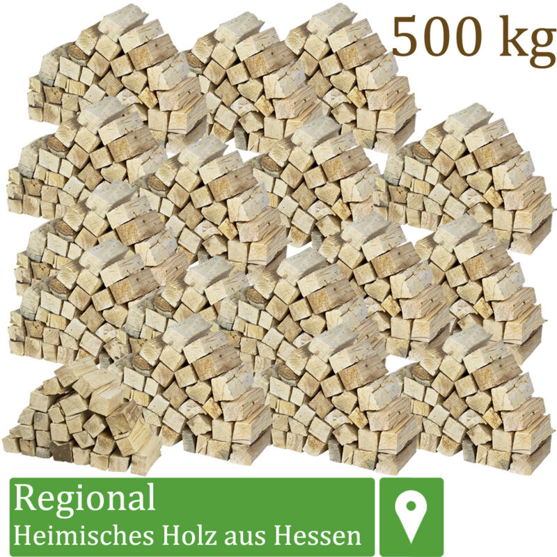 Flameup - Bois de chauffage 5-500kg Pour Poêle et Cheminée Brasero Grill Panier à Feu Bûches de Bois de mâchoire 25 cm