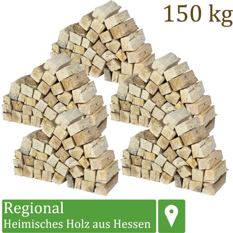 Flameup - Bois de chauffage 5-500kg Pour Poêle et Cheminée Brasero Grill Panier à Feu Bûches de Bois de mâchoire 25 cm