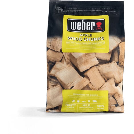 Morceaux de bois de fumage WEBER - Pommier - 1,5kg