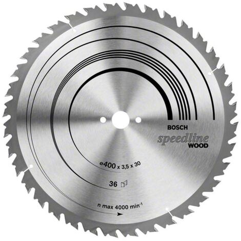 Lame de scie circulaire BOSCH Speedline Wood Ø 30mm - 350X30X3.5 - 2 608 640 683 - Plusieurs références disponibles