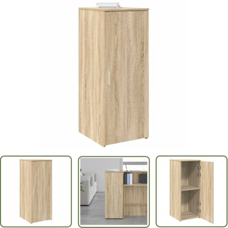 Bois d'ingénierie - vidaXL Armoire rangement chêne sonoma 40x45x103,5 cm bois d'ingénierie - Chêne sonoma