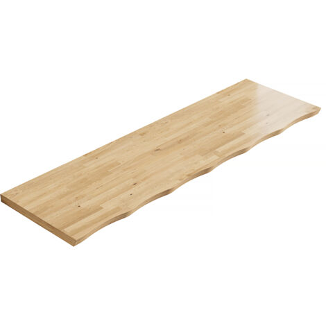 Bois massif de 160 cm de longueur. Peut être utilisé seul ou en combinaison avec des meubles de rangement. Ne contient pas d’accessoires mécaniques. Couleur naturelle du bois.