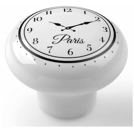 Boite 10 boutons porcel d 40mm blc- montre paris ref 7-e813
