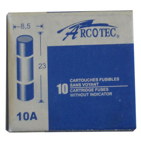 Lot De 8 Fusibles Céramique Avec Voyant - 10A à 32A - Protection Circuit Électrique