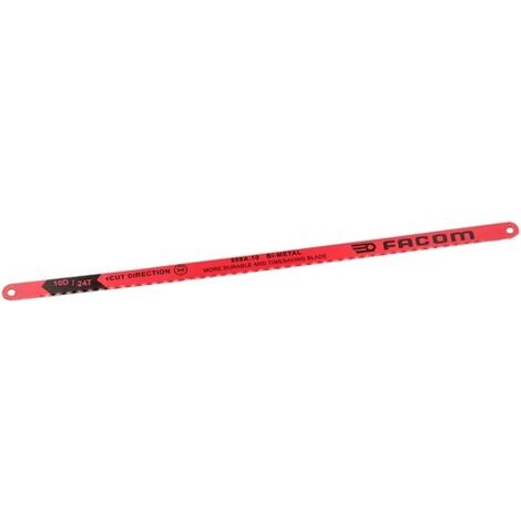 Boîte 100 lames scie bimétal acier au cobalt - 8 dents - Facom